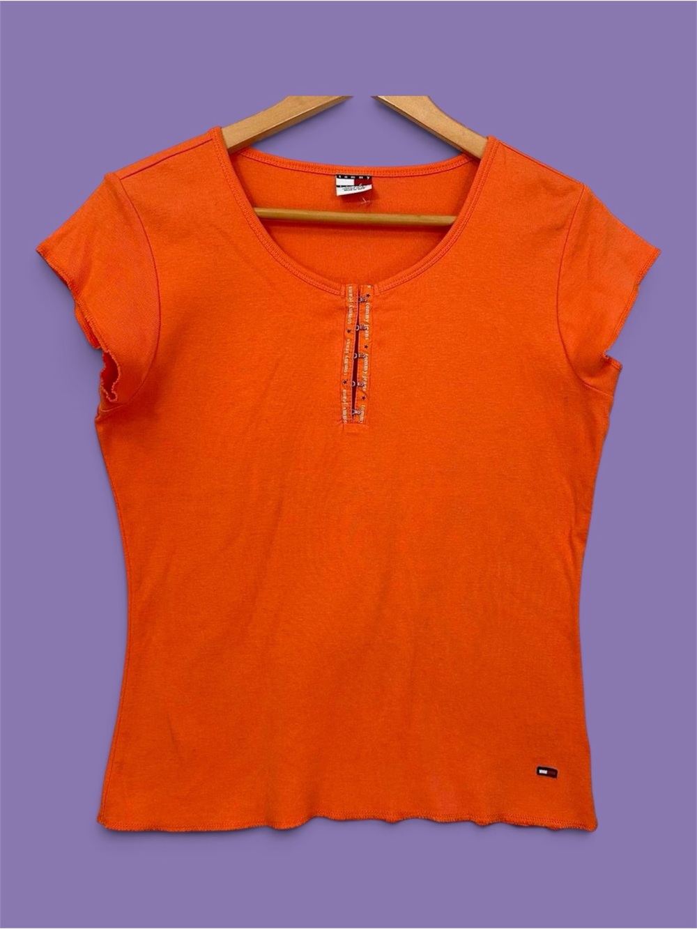 Y2K VINTAGE TOMMY JEANS ORANGE TOP